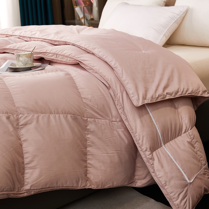 91家纺网 家纺一手货源 找家纺 （总）天木兰 拉链款蚕丝羽绒二合一子母被桑蚕丝被夏凉被鹅绒冬被春秋被子被芯