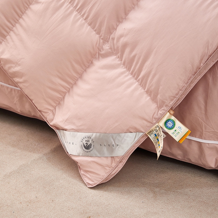 91家纺网 家纺一手货源 找家纺 （总）天木兰 拉链款蚕丝羽绒二合一子母被桑蚕丝被夏凉被鹅绒冬被春秋被子被芯