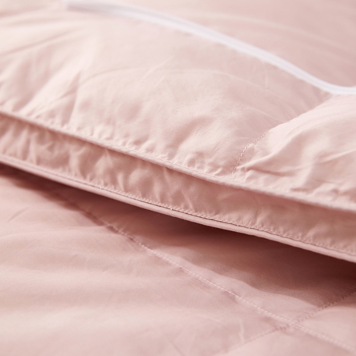 91家纺网 家纺一手货源 找家纺 （总）天木兰 拉链款蚕丝羽绒二合一子母被桑蚕丝被夏凉被鹅绒冬被春秋被子被芯