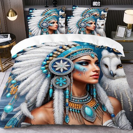 91家纺网 家纺一手货源 找家纺 jit跨境数码印花被套三件套一件代发temu希音集采shein亚马逊速卖通pod模式