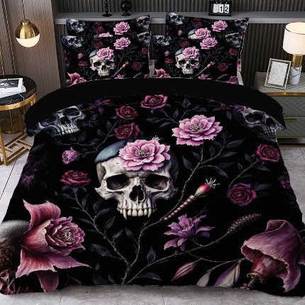 91家纺网 家纺一手货源 找家纺 jit跨境数码印花被套三件套一件代发temu希音集采shein亚马逊速卖通pod模式