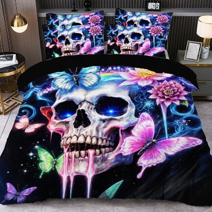 91家纺网 家纺一手货源 找家纺 jit跨境数码印花被套三件套一件代发temu希音集采shein亚马逊速卖通pod模式