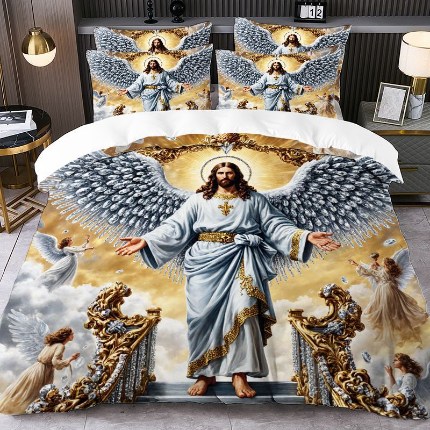 91家纺网 家纺一手货源 找家纺 jit跨境数码印花被套三件套一件代发temu希音集采shein亚马逊速卖通pod模式