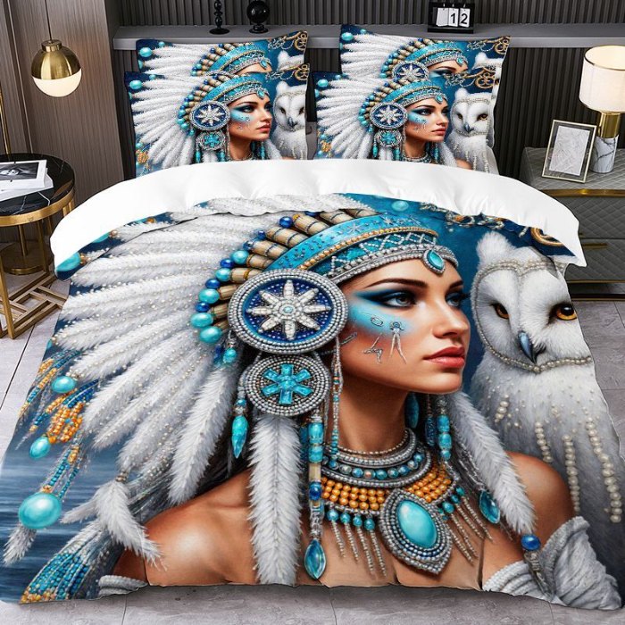 91家纺网 家纺一手货源 找家纺 jit跨境数码印花被套三件套一件代发temu希音集采shein亚马逊速卖通pod模式