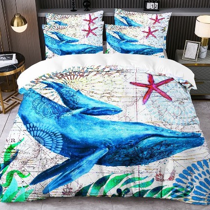 91家纺网 家纺一手货源 找家纺 jit跨境数码印花被套三件套一件代发temu希音集采shein亚马逊速卖通pod模式