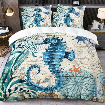 91家纺网 家纺一手货源 找家纺 jit跨境数码印花被套三件套一件代发temu希音集采shein亚马逊速卖通pod模式