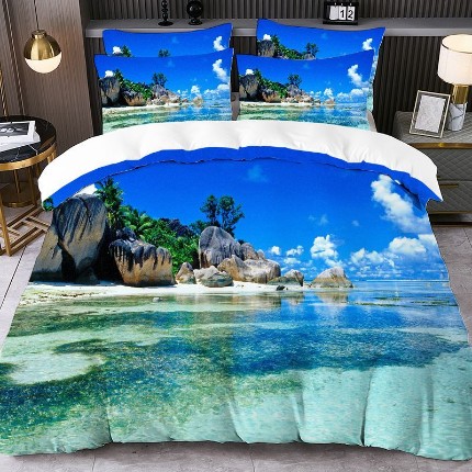 91家纺网 家纺一手货源 找家纺 jit跨境数码印花被套三件套一件代发temu希音集采shein亚马逊速卖通pod模式