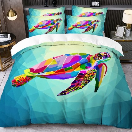 91家纺网 家纺一手货源 找家纺 jit跨境数码印花被套三件套一件代发temu希音集采shein亚马逊速卖通pod模式