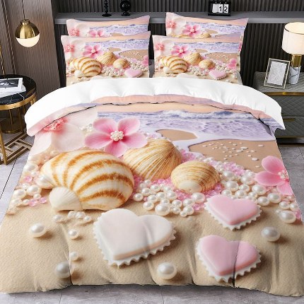 91家纺网 家纺一手货源 找家纺 jit跨境数码印花被套三件套一件代发temu希音集采shein亚马逊速卖通pod模式