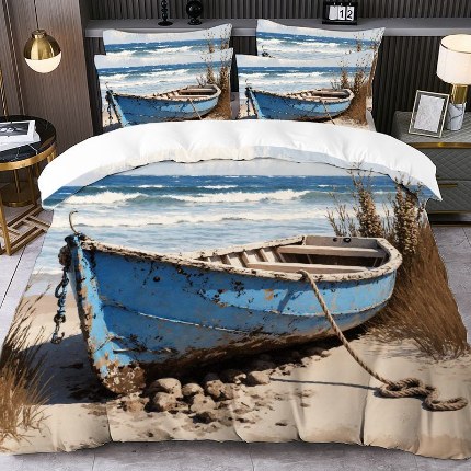 91家纺网 家纺一手货源 找家纺 jit跨境数码印花被套三件套一件代发temu希音集采shein亚马逊速卖通pod模式