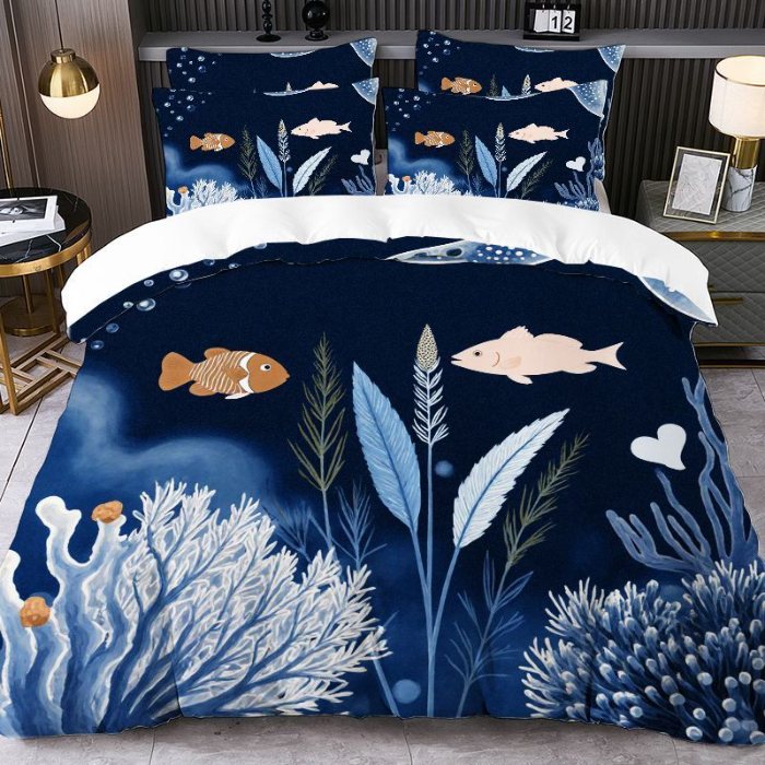 91家纺网 家纺一手货源 找家纺 jit跨境数码印花被套三件套一件代发temu希音集采shein亚马逊速卖通pod模式