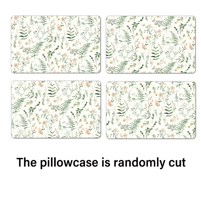 91家纺网 家纺一手货源 找家纺 （总）跨境专供 出口美式磨毛印花枕套一对50*75简约工艺款荷叶边枕头套