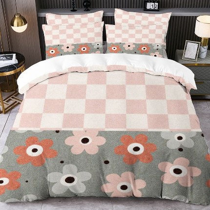 91家纺网 家纺一手货源 找家纺 jit跨境数码印花被套三件套一件代发temu希音集采shein亚马逊速卖通pod模式