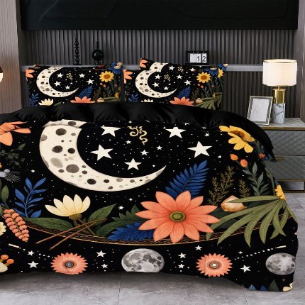 91家纺网 家纺一手货源 找家纺 jit跨境数码印花被套三件套一件代发temu希音集采shein亚马逊速卖通pod模式