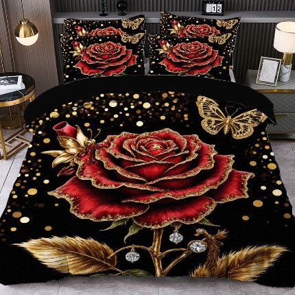 91家纺网 家纺一手货源 找家纺 jit跨境数码印花被套三件套一件代发temu希音集采shein亚马逊速卖通pod模式