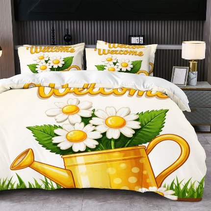 91家纺网 家纺一手货源 找家纺 jit跨境数码印花被套三件套一件代发temu希音集采shein亚马逊速卖通pod模式