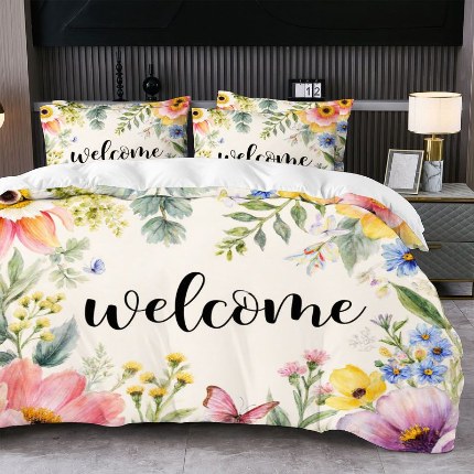 91家纺网 家纺一手货源 找家纺 jit跨境数码印花被套三件套一件代发temu希音集采shein亚马逊速卖通pod模式