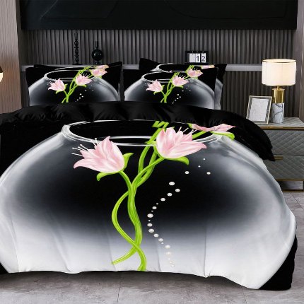 91家纺网 家纺一手货源 找家纺 jit跨境数码印花被套三件套一件代发temu希音集采shein亚马逊速卖通pod模式