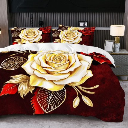 91家纺网 家纺一手货源 找家纺 jit跨境数码印花被套三件套一件代发temu希音集采shein亚马逊速卖通pod模式