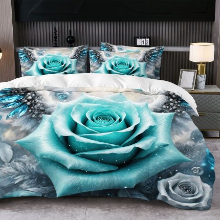 91家纺网 家纺一手货源 找家纺 jit跨境数码印花被套三件套一件代发temu希音集采shein亚马逊速卖通pod模式