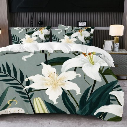 91家纺网 家纺一手货源 找家纺 jit跨境数码印花被套三件套一件代发temu希音集采shein亚马逊速卖通pod模式