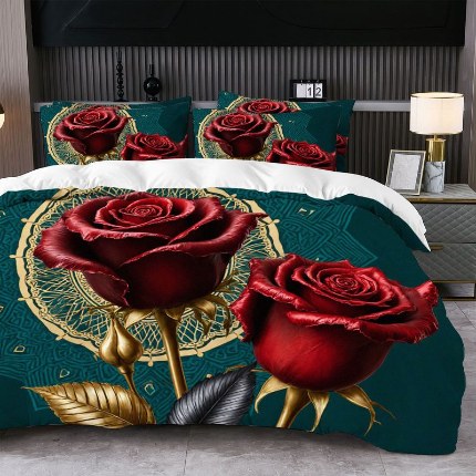 91家纺网 家纺一手货源 找家纺 jit跨境数码印花被套三件套一件代发temu希音集采shein亚马逊速卖通pod模式