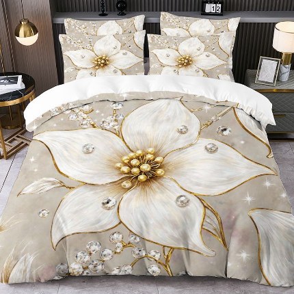 91家纺网 家纺一手货源 找家纺 jit跨境数码印花被套三件套一件代发temu希音集采shein亚马逊速卖通pod模式