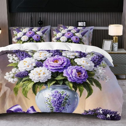 91家纺网 家纺一手货源 找家纺 jit跨境数码印花被套三件套一件代发temu希音集采shein亚马逊速卖通pod模式