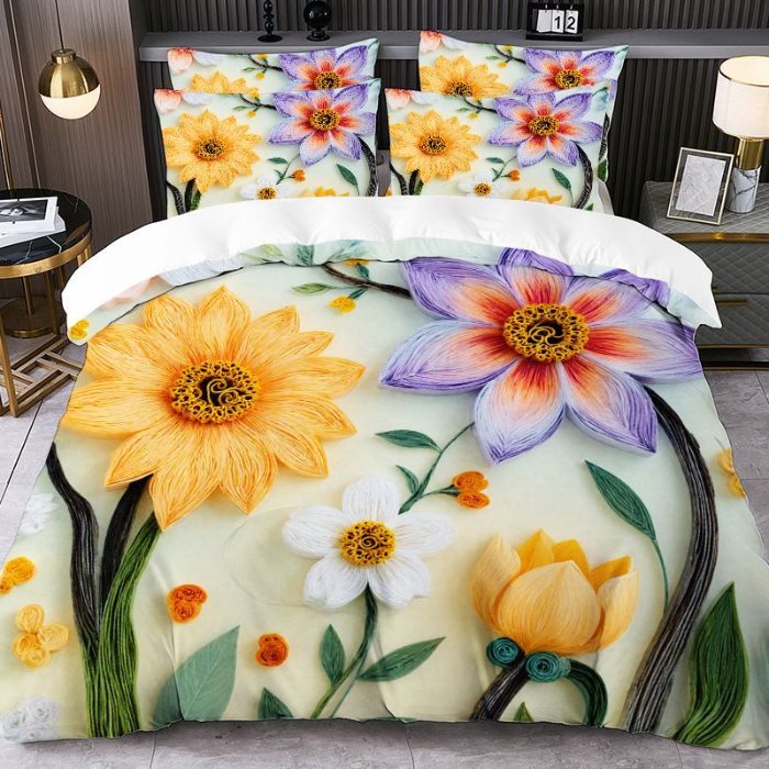 91家纺网 家纺一手货源 找家纺 jit跨境数码印花被套三件套一件代发temu希音集采shein亚马逊速卖通pod模式