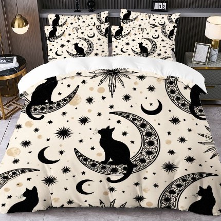 91家纺网 家纺一手货源 找家纺 jit跨境数码印花被套三件套一件代发temu希音集采shein亚马逊速卖通pod模式