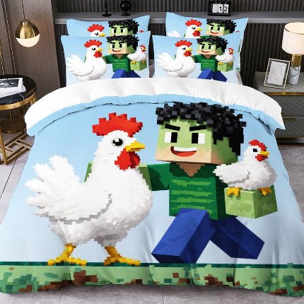 91家纺网 家纺一手货源 找家纺 jit跨境数码印花被套三件套一件代发temu希音集采shein亚马逊速卖通pod模式