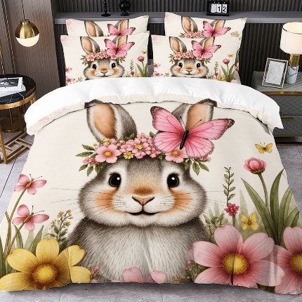 91家纺网 家纺一手货源 找家纺 jit跨境数码印花被套三件套一件代发temu希音集采shein亚马逊速卖通pod模式