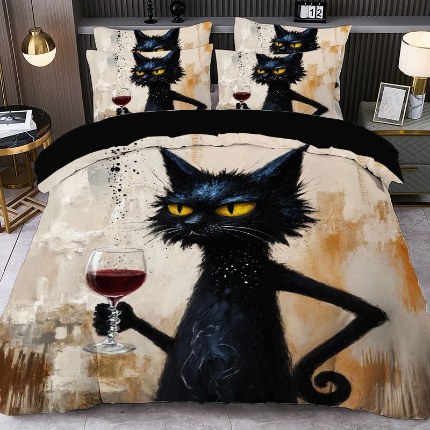 91家纺网 家纺一手货源 找家纺 jit跨境数码印花被套三件套一件代发temu希音集采shein亚马逊速卖通pod模式