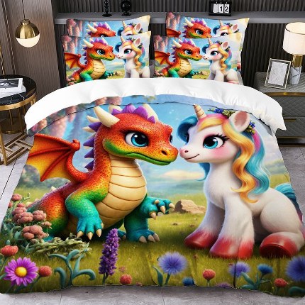 91家纺网 家纺一手货源 找家纺 jit跨境数码印花被套三件套一件代发temu希音集采shein亚马逊速卖通pod模式