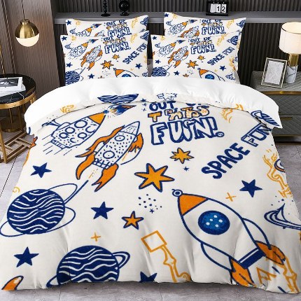 91家纺网 家纺一手货源 找家纺 jit跨境数码印花被套三件套一件代发temu希音集采shein亚马逊速卖通pod模式