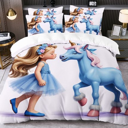 91家纺网 家纺一手货源 找家纺 jit跨境数码印花被套三件套一件代发temu希音集采shein亚马逊速卖通pod模式