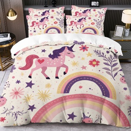 91家纺网 家纺一手货源 找家纺 jit跨境数码印花被套三件套一件代发temu希音集采shein亚马逊速卖通pod模式