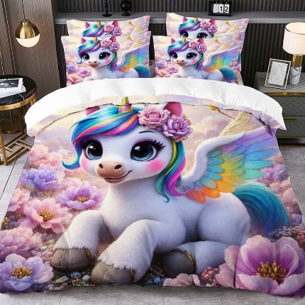 91家纺网 家纺一手货源 找家纺 jit跨境数码印花被套三件套一件代发temu希音集采shein亚马逊速卖通pod模式