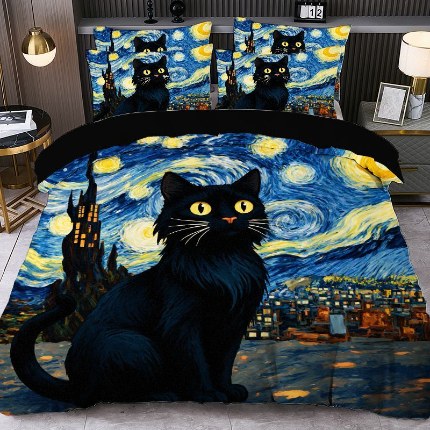 91家纺网 家纺一手货源 找家纺 jit跨境数码印花被套三件套一件代发temu希音集采shein亚马逊速卖通pod模式