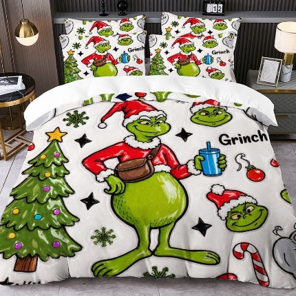 91家纺网 家纺一手货源 找家纺 jit跨境数码印花被套三件套一件代发temu希音集采shein亚马逊速卖通pod模式