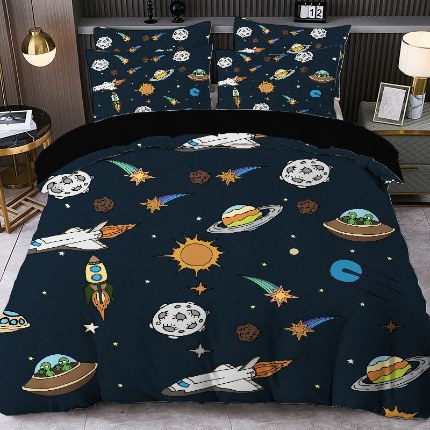 91家纺网 家纺一手货源 找家纺 jit跨境数码印花被套三件套一件代发temu希音集采shein亚马逊速卖通pod模式