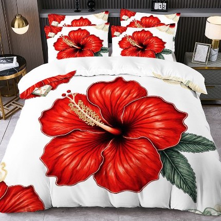 91家纺网 家纺一手货源 找家纺 jit跨境数码印花被套三件套一件代发temu希音集采shein亚马逊速卖通pod模式