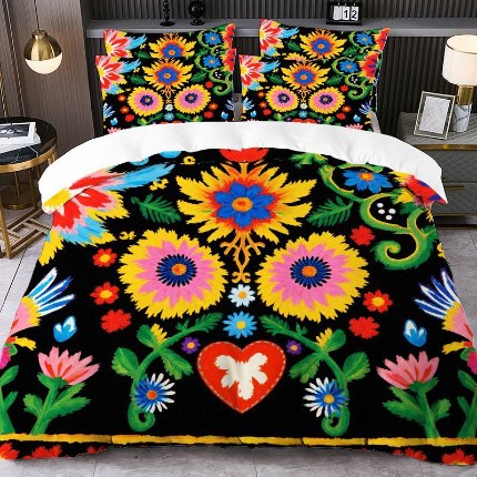 91家纺网 家纺一手货源 找家纺 jit跨境数码印花被套三件套一件代发temu希音集采shein亚马逊速卖通pod模式