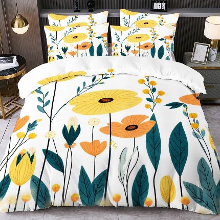 91家纺网 家纺一手货源 找家纺 jit跨境数码印花被套三件套一件代发temu希音集采shein亚马逊速卖通pod模式