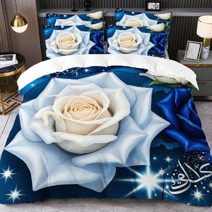 91家纺网 家纺一手货源 找家纺 jit跨境数码印花被套三件套一件代发temu希音集采shein亚马逊速卖通pod模式