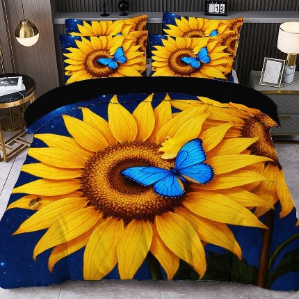 91家纺网 家纺一手货源 找家纺 jit跨境数码印花被套三件套一件代发temu希音集采shein亚马逊速卖通pod模式