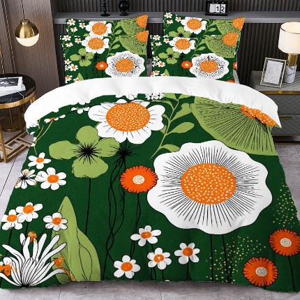 91家纺网 家纺一手货源 找家纺 jit跨境数码印花被套三件套一件代发temu希音集采shein亚马逊速卖通pod模式