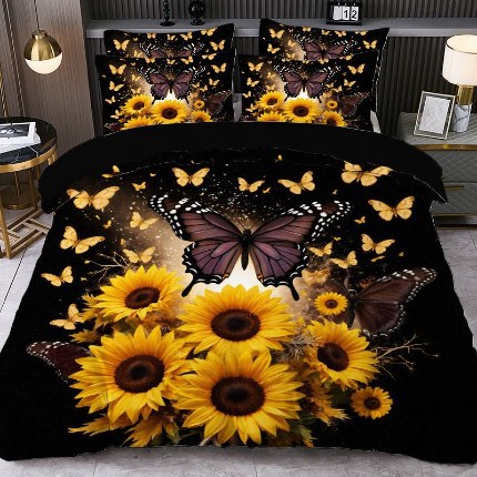 91家纺网 家纺一手货源 找家纺 jit跨境数码印花被套三件套一件代发temu希音集采shein亚马逊速卖通pod模式