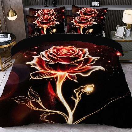 91家纺网 家纺一手货源 找家纺 jit跨境数码印花被套三件套一件代发temu希音集采shein亚马逊速卖通pod模式