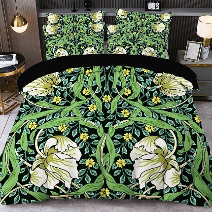 91家纺网 家纺一手货源 找家纺 jit跨境数码印花被套三件套一件代发temu希音集采shein亚马逊速卖通pod模式